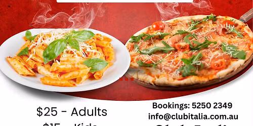 All you can eat Pizza & Pasta with Romanza 