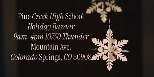 Pine Creek High School Holiday Bazaar 