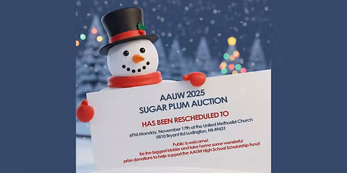 AAUW 2025 Sugar Plum Auction