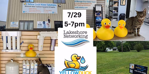 July Lakeshore Networking West Yellow Duck Water Solutions