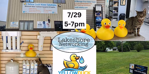 July Lakeshore Networking West Yellow Duck Water Solutions