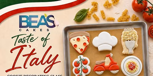 Taste Of Italy Cookie Decorating Class