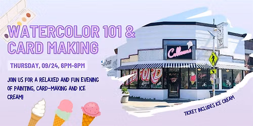 Watercolor 101 workshop & Autumn Card Making