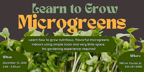 Learn to Grow Microgreens at Home
