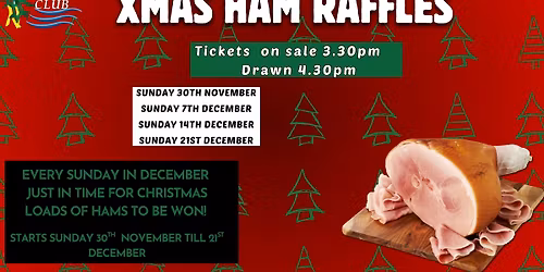 Christmas Ham Raffles