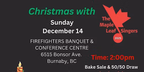 Christmas With The Maple Leaf Singers