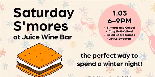 Saturday S'mores and Board Game Night: JANUARY!