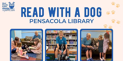 READ with a Dog at Pensacola Library