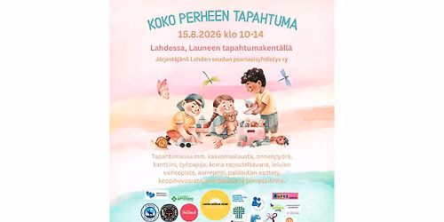 Koko perheen tapahtuma Launeen tapahtumakentällä — Launeen perhepuisto - Lahden kaupunki