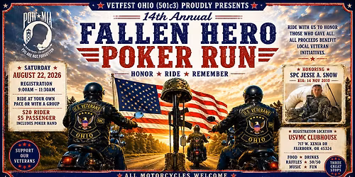 14th Annual Fallen Hero Poker Run