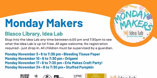 Monday Makers: Origami @Blasco