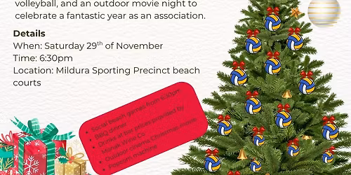 Sunraysia Volleyball Christmas Party