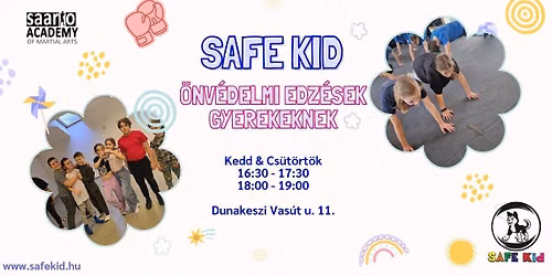 Safe Kid \u00f6nv\u00e9delmi edz\u00e9sek gyerekeknek - Dunakeszi \/ V\u00e1c \/ G\u00f6d