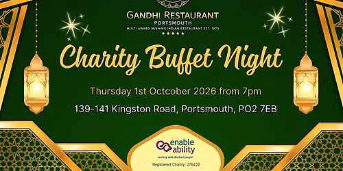 Ghandi Charity Buffet Night