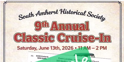 South Amherst Historical Society Cruise In