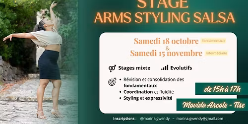 Stage Arms Styling Salsa | 2 s\u00e9ances exclusives