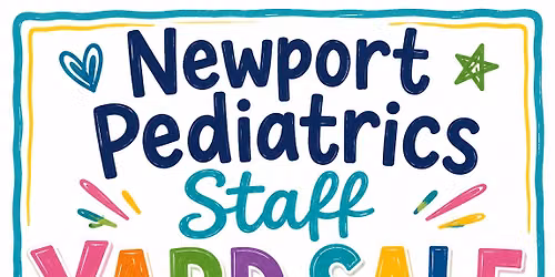 Newport Peds Annual Staff Yard Sale 