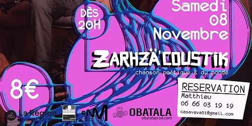 ZARHZAcoustik \u00e0 la Casa Vava