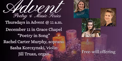 Poetry & Music Series: Poetry in Song