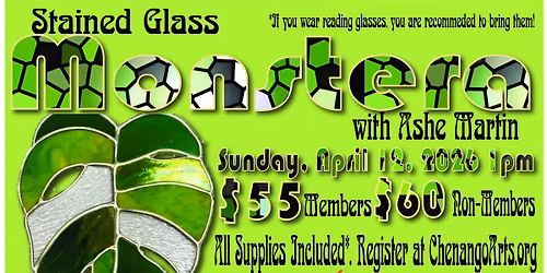 Stained Glass Monstera