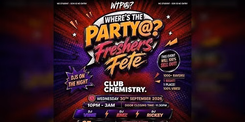 WHERES THE PARTY @? - Freshers Fete \ud83c\udfa1\ud83e\udd2a