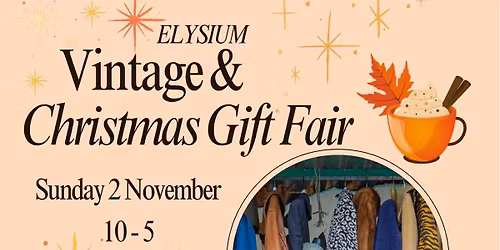 Pop up vintage and christmas gift event