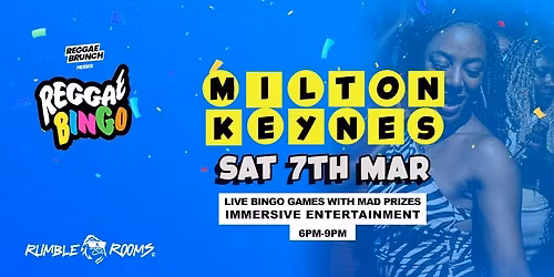 Reggae Bingo - Milton Keynes - Sat 7th Mar