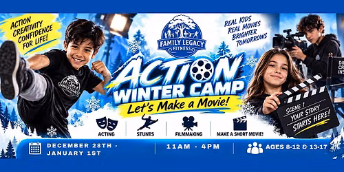 Action Hero Stunts Winter Camp: Let's Make a Movie!