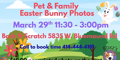Pet & Family Photos with the Easter Bunny