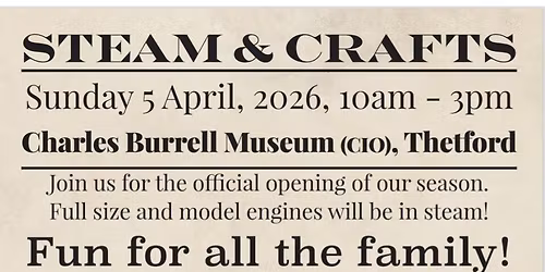 Steam & Crafts Event