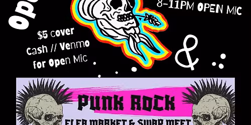 Open Mic Night & Punk Rock Flea Market at Maks