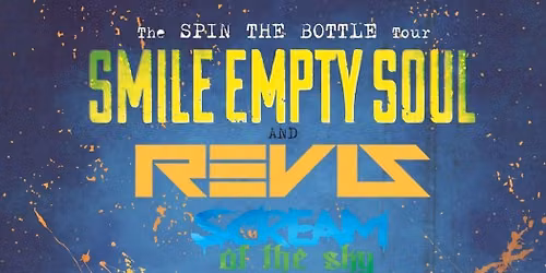 Smile Empty Soul Revis Scream at the sky and Yellow No 5 at Mesa Theather The Spin The Bottle Tour 