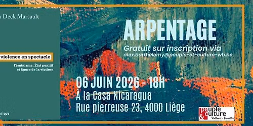Arpentage : "La Violence en Spectacle" de Elsa Deck Marsault
