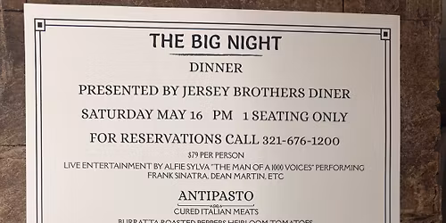 The big night dinner