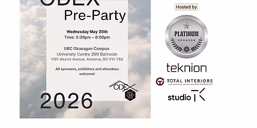 ODEX Okanagan Design Exhibition Pre-Party