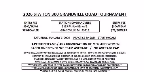 2026 Station 300 Grandville Quad Tournament