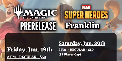 Marvel Super Heroes Prerelease