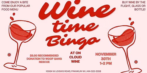 Wine Time Bingo