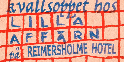 KV\u00c4LLS\u00d6PPET HOS LILLA AFF\u00c4RN