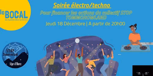 \ud83c\udf89\ud83c\udf31Soir\u00e9e Insomnium \u00e9lectro\/techno pour aider STOP TOMMOROWLAND \ud83c\udf31\ud83c\udf89