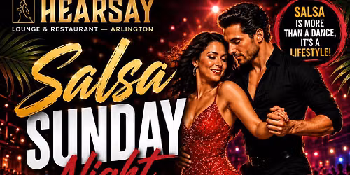 Salsa Sunday Night @ Hearsay Arlington