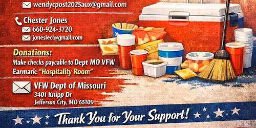 Department of Missouri State convention \/Hospitality room