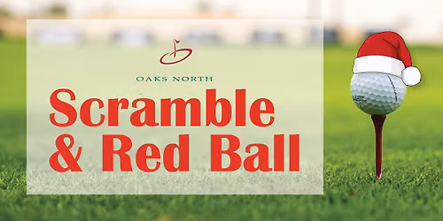 Scramble and Red Ball Charity Tournament