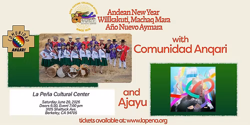 Andean New Year\/Willkakuti, Machaq Mara with Comunidad Anqari & Ajayu