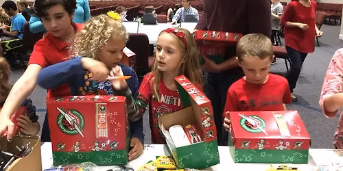 Operation Christmas Child Shoebox Packing Project