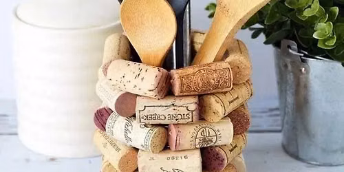 Sip and Craft - Wine Cork Craft!