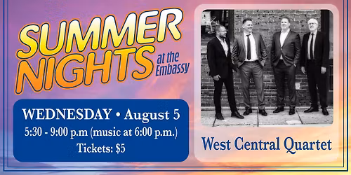 Summer Nights - West Central Quartet
