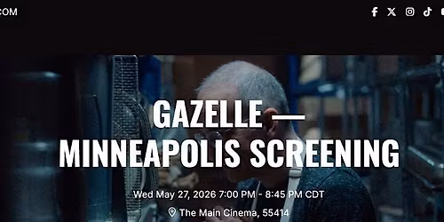 Special Movie Screening "Gazelle"