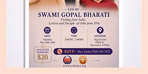 A Sacred Journey into Meditation with Swami Gopal Bharati