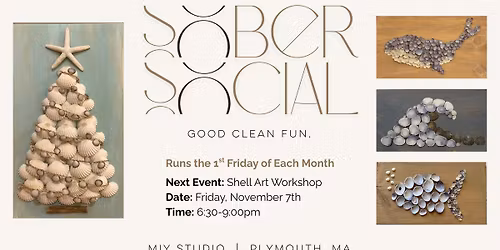 Sober Social Night at MIY: Shell Art Workshop